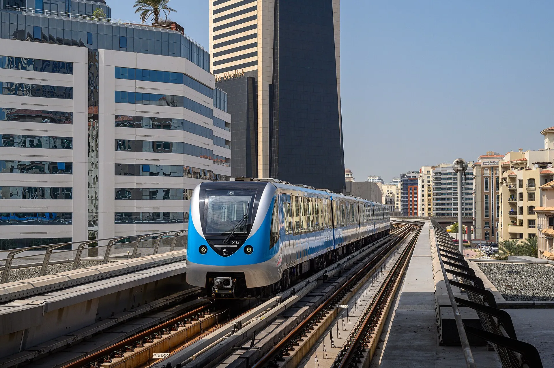Dubai Metro train